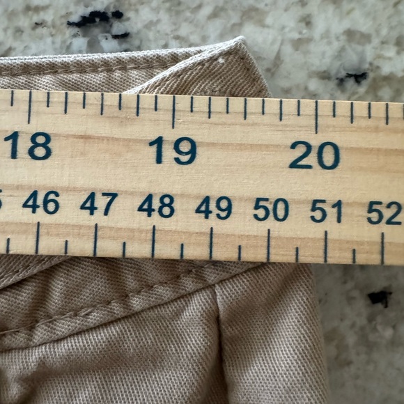 Old Navy Khaki High Rise Boyfriend Ankle Pants 18 - Picture 7 of 8